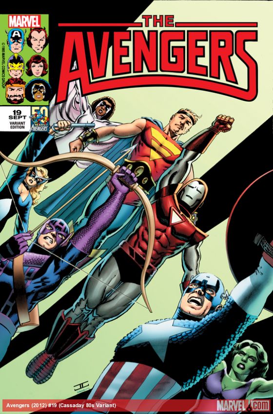 Avengers #19 (Cassaday 80's Variant) (2012)