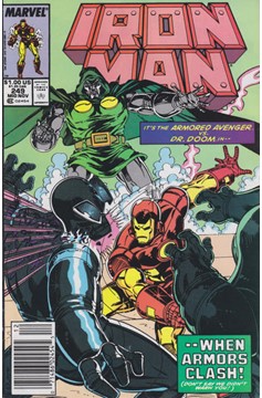 Iron Man #249 [Newsstand]-Fine (5.5 – 7)