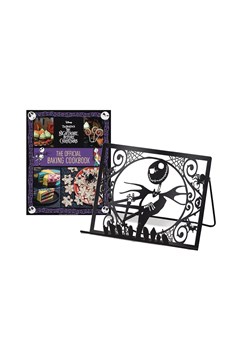 Tim Burtons Nightmare Before Christmas Cookbook Gift Set With Stand