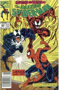 The Amazing Spider-Man #362 [Newsstand]-Fine (5.5 – 7)