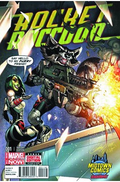 Dynamic Forces Rocket Raccoon #1 Midtown Exclusive Campbell