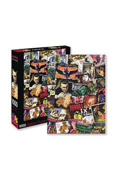 Hammer House of Horror Classic Movies Collage 1000-Piece Jigsaw Puzzle