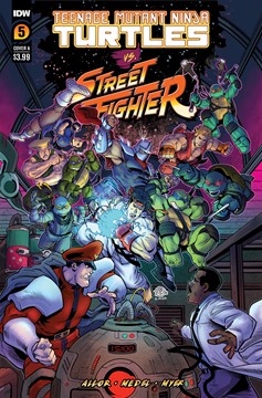Teenage Mutant Ninja Turtles Vs. Street Fighter #5 Cover A Medel