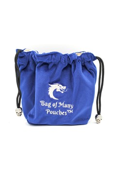 Bag of Many Pouches RPG Dnd Dice Bag Royal Blue