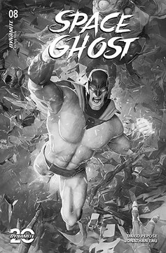 Space Ghost #8 Cover N 1 for 5 Incentive Barends Black & White