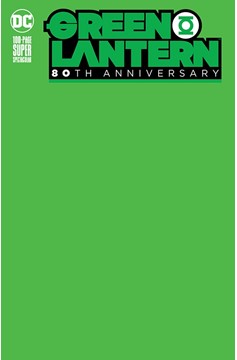 Green Lantern 80th Anniversary 100 Page Super Spectacular #1 Blank Variant Edition
