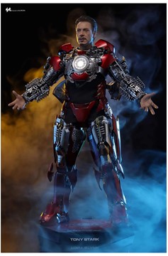 Tony Stark Mark Vii Suit Up Version Sixth Scale Figure - The Avengers - Marvel (Hot Toys)