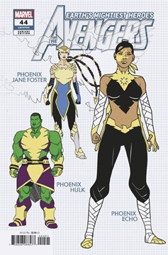 Avengers #44 Garron Design Variant (2018)