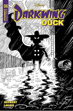Darkwing Duck #6 Cover S 7 Copy Last Call Incentive Haeser Black & White