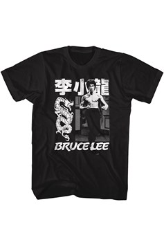 Bruce Lee Dragon Black T-Shirt XXL