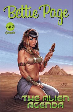 Bettie Page Alien Agenda #2 Cover A Linsner