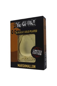 Yu-Gi-Oh! 24K Gold Plated Collectible - Marshmallon