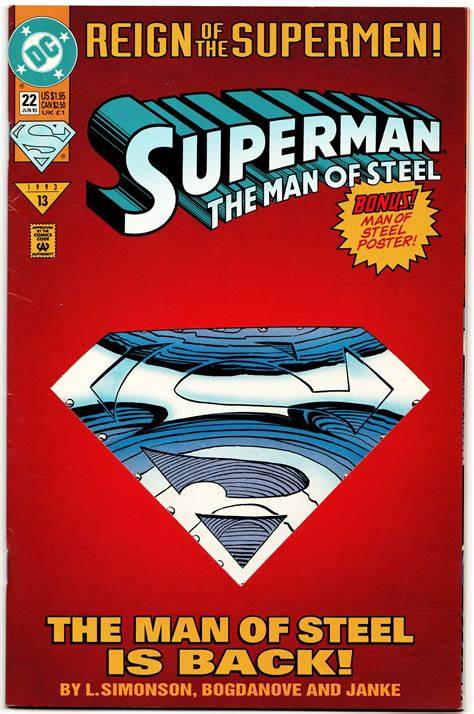 Superman: The Man of Steel #22 Die-Cut Cover