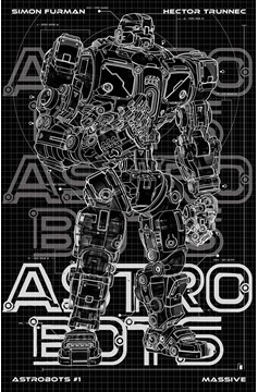 Astrobots #1 Massive Excl Blueprint Black Variant Lmt 300 (Of 5)