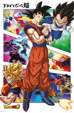 Dragon Ball Super Panels Poster