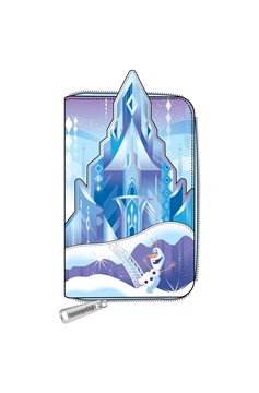 Frozen Elsa Ice Castle Zip-Around Wallet