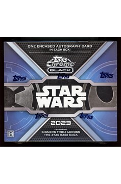 Topps 2023 Star Wars Chrome Black Trading Cards Box
