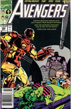 The Avengers #326 [Newsstand]-Fine (5.5 – 7)