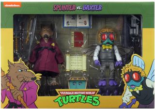 Teenage Mutant Ninja Turtles Action Figure 2-Pack Splinter & Baxter