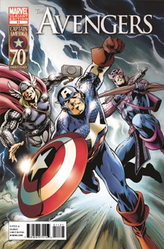 Avengers #11 (Captain America 70th Anniversary Variant) (2010)
