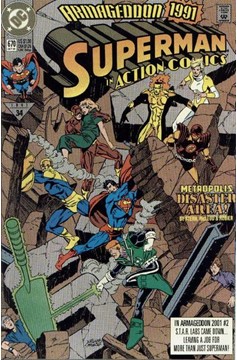 Action Comics #670 [Direct] Above Average/Fine (5 - 7)