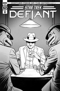 Star Trek: Defiant #11 Feehan B&W 1 for 10 Incentive