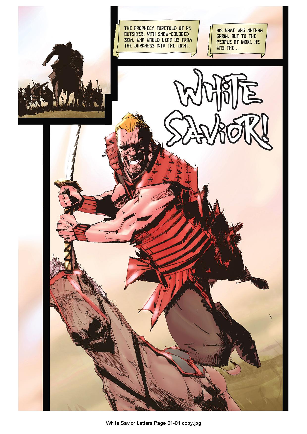 White Savior #1 Cover B (Of 4)