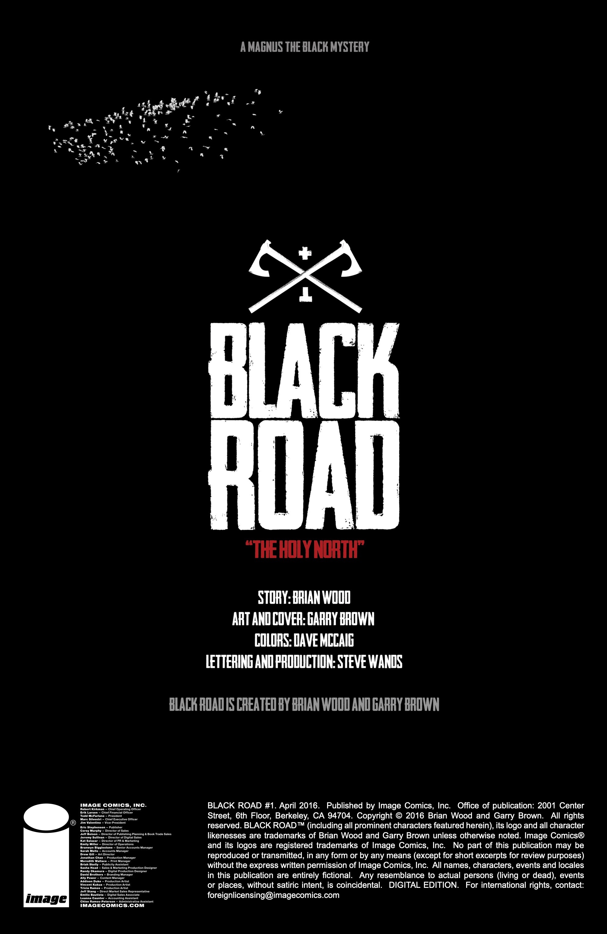 Black Road Holy North Hardcover (Mature)