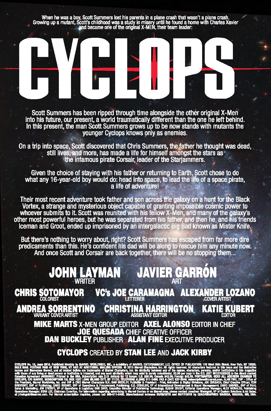 Cyclops #12 (2014)