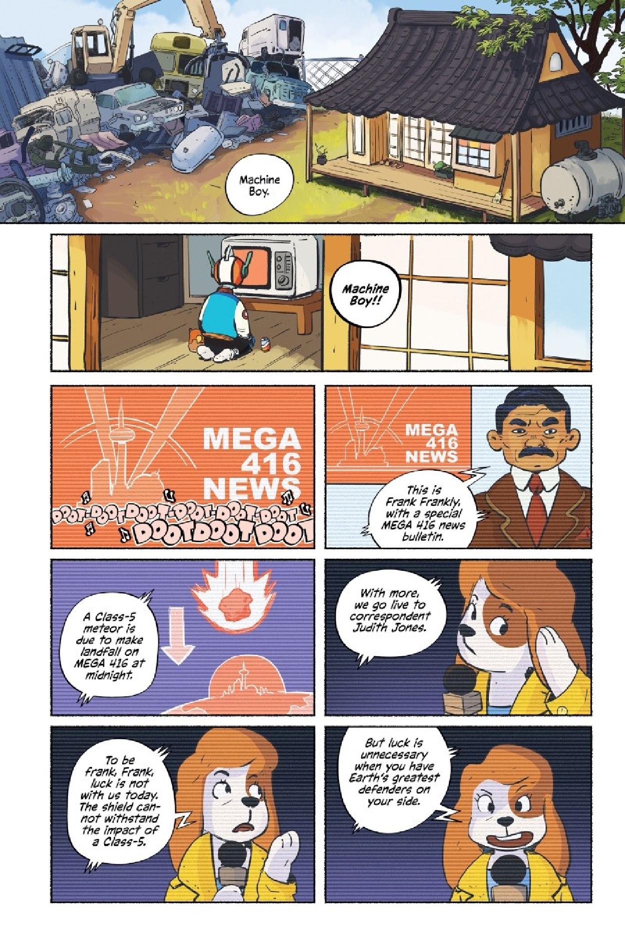 Everyday Hero Machine Boy Graphic Novel