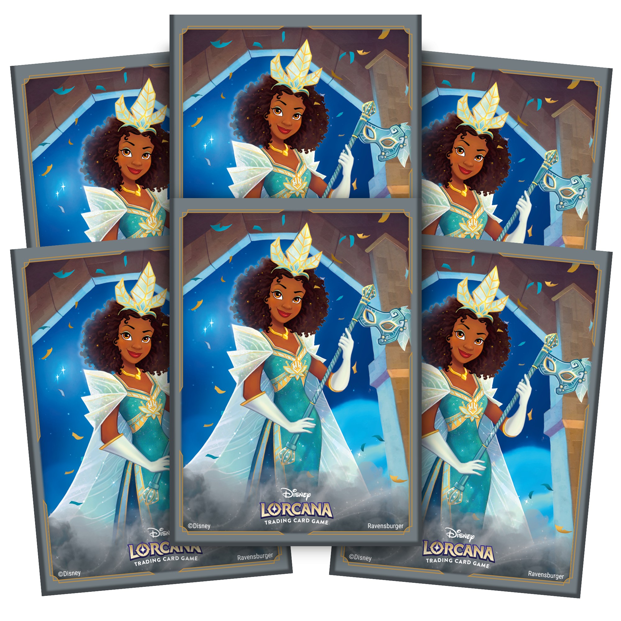 Disney Lorcana Tcg: Shimmering Skies Card Sleeves - Tiana (65)