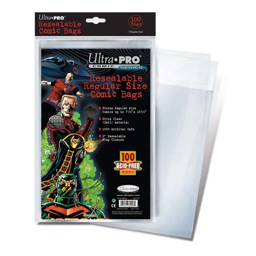 Ultra Pro Resealable Regular Size Comic Bags