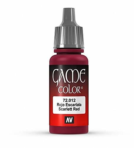 Vallejo Game Color Scar Red Paint, 17Ml