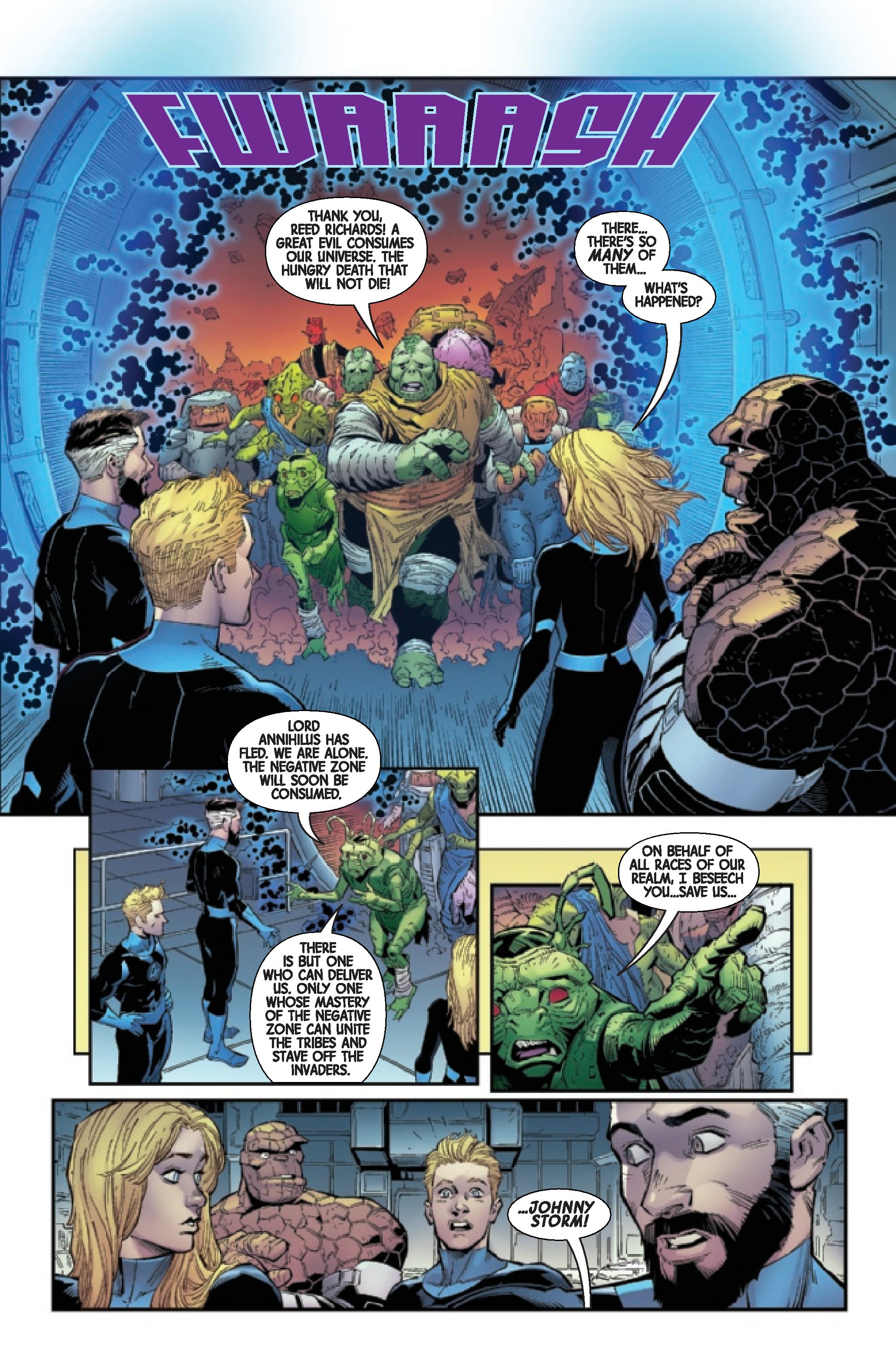 Annihilation Scourge Fantastic Four #1 Noto Variant