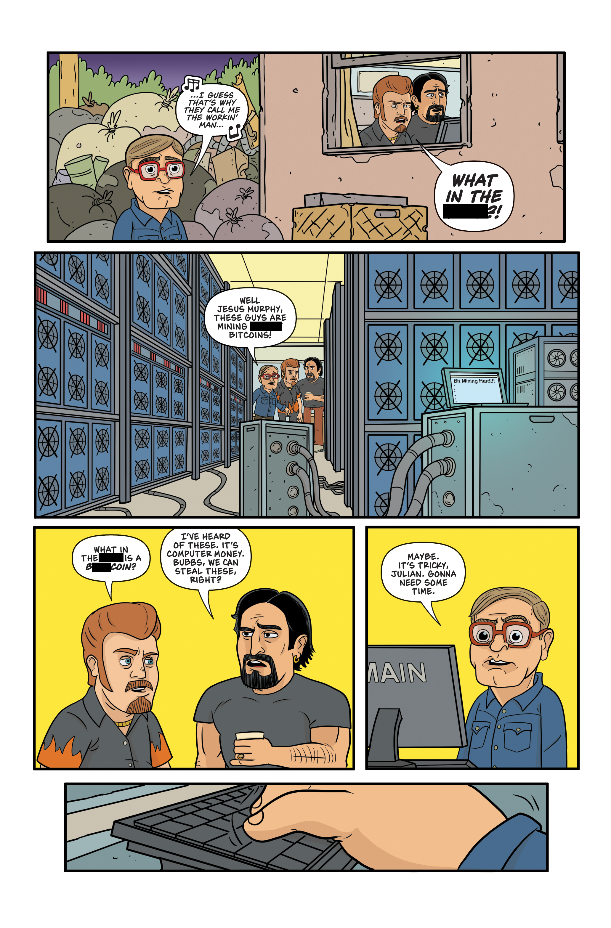 Trailer Park Boys Get A F#ing Comic Book #1 Cover B Blaylock (Mature)