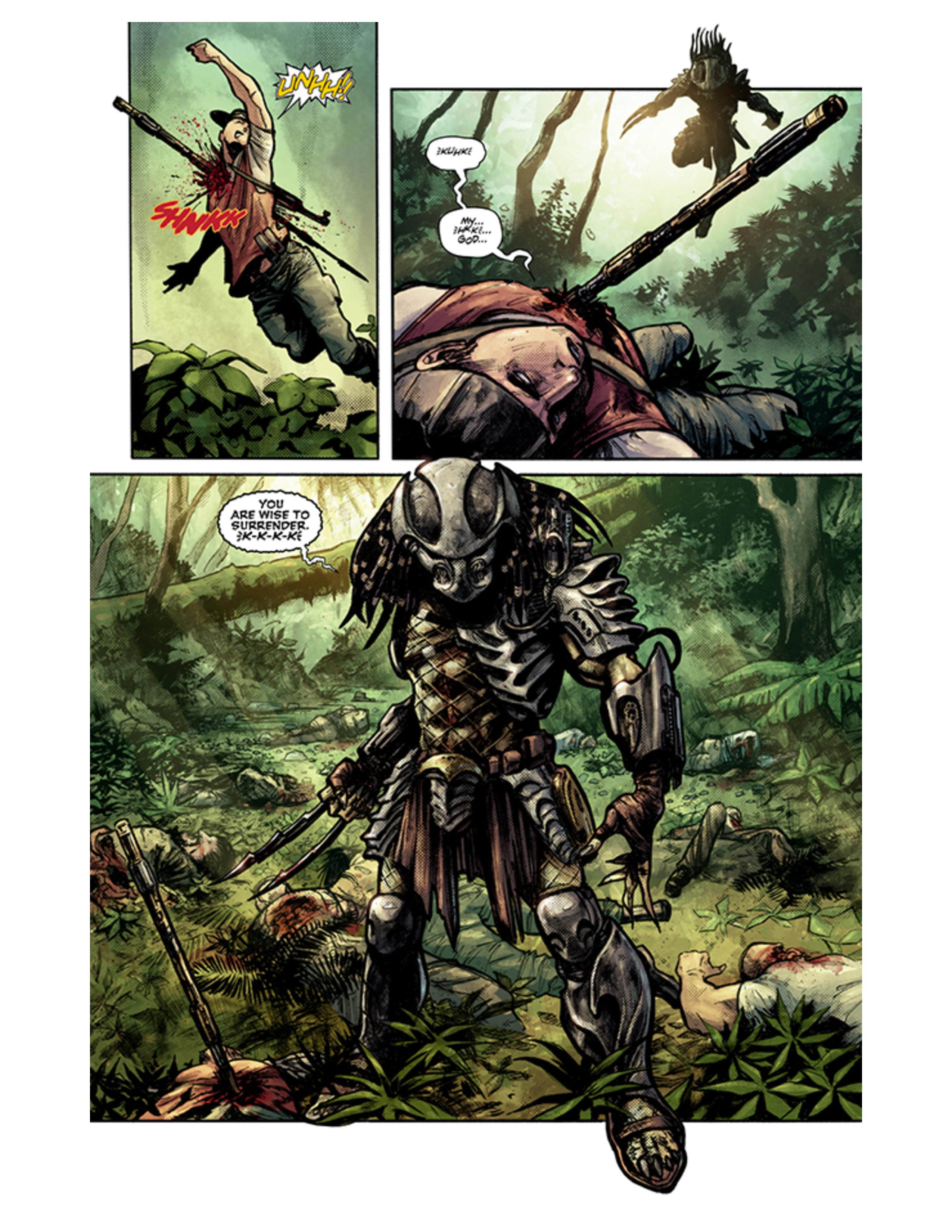 Predator Hunters III #1 Cover B Brase Glow In The Dark Ink (Of 4)