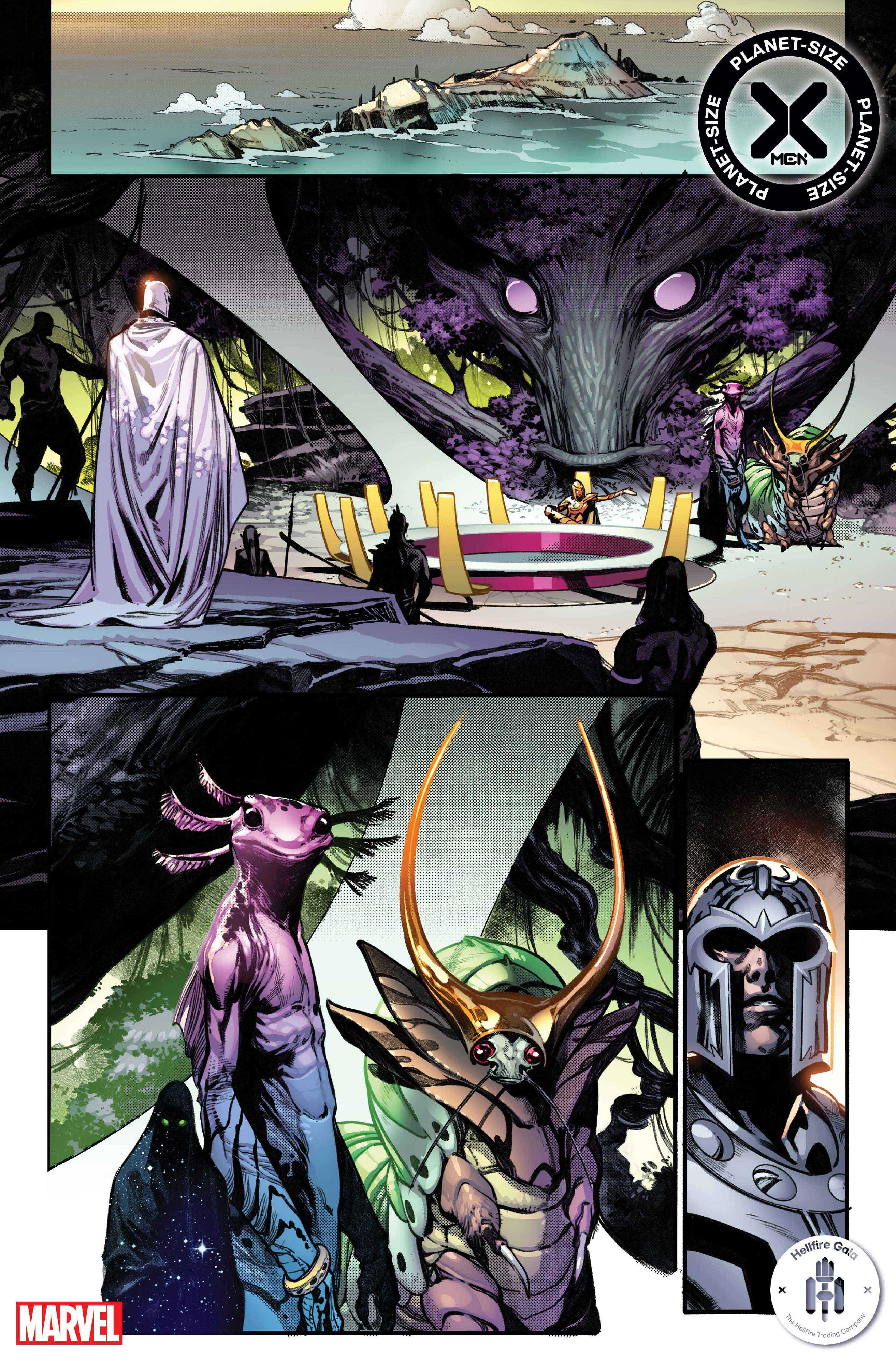 Planet-Sized X-Men #1 Dauterman Connecting Variant Gala
