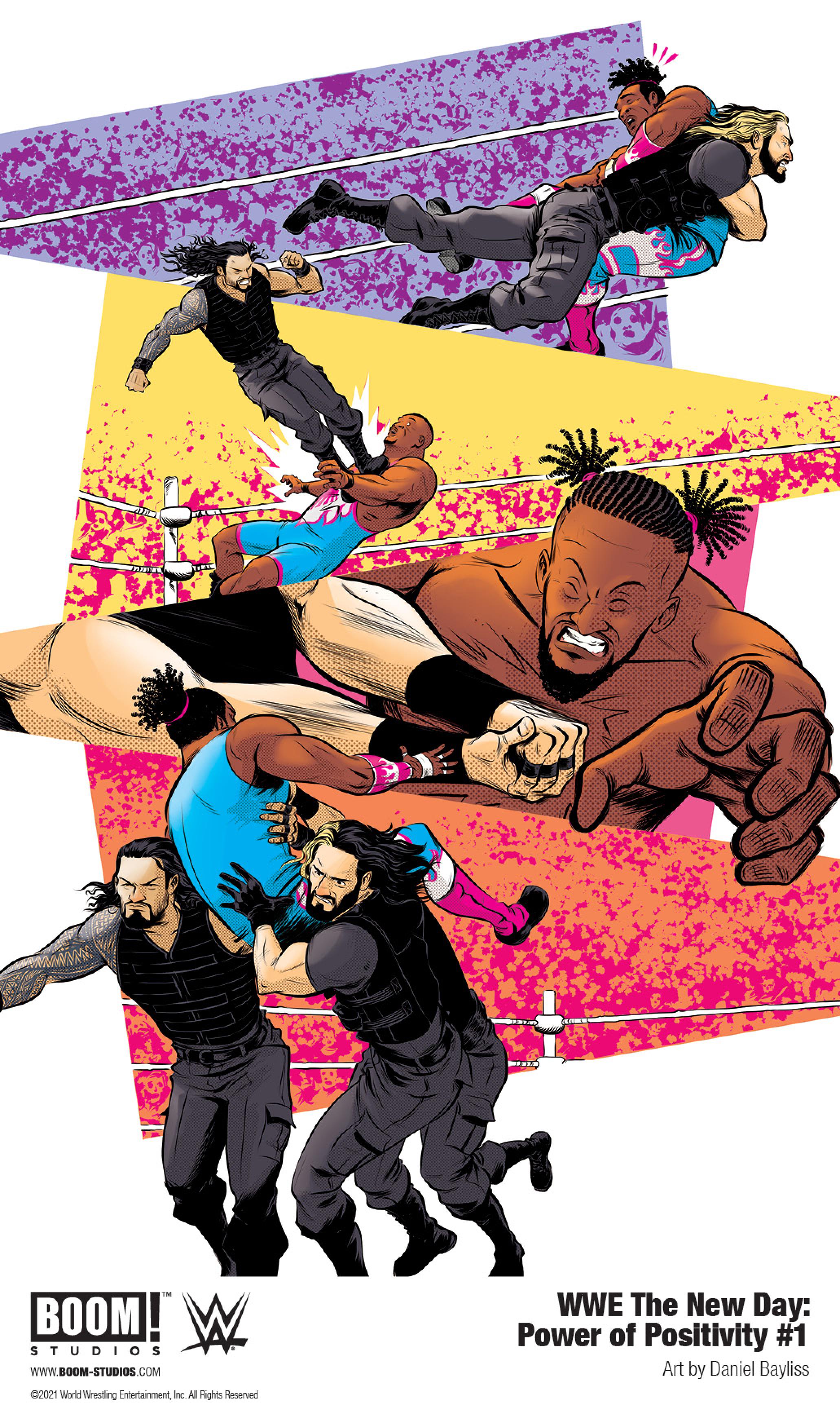 WWE New Day Power of Positivity #1 Cover B Rahzzah (Of 2)