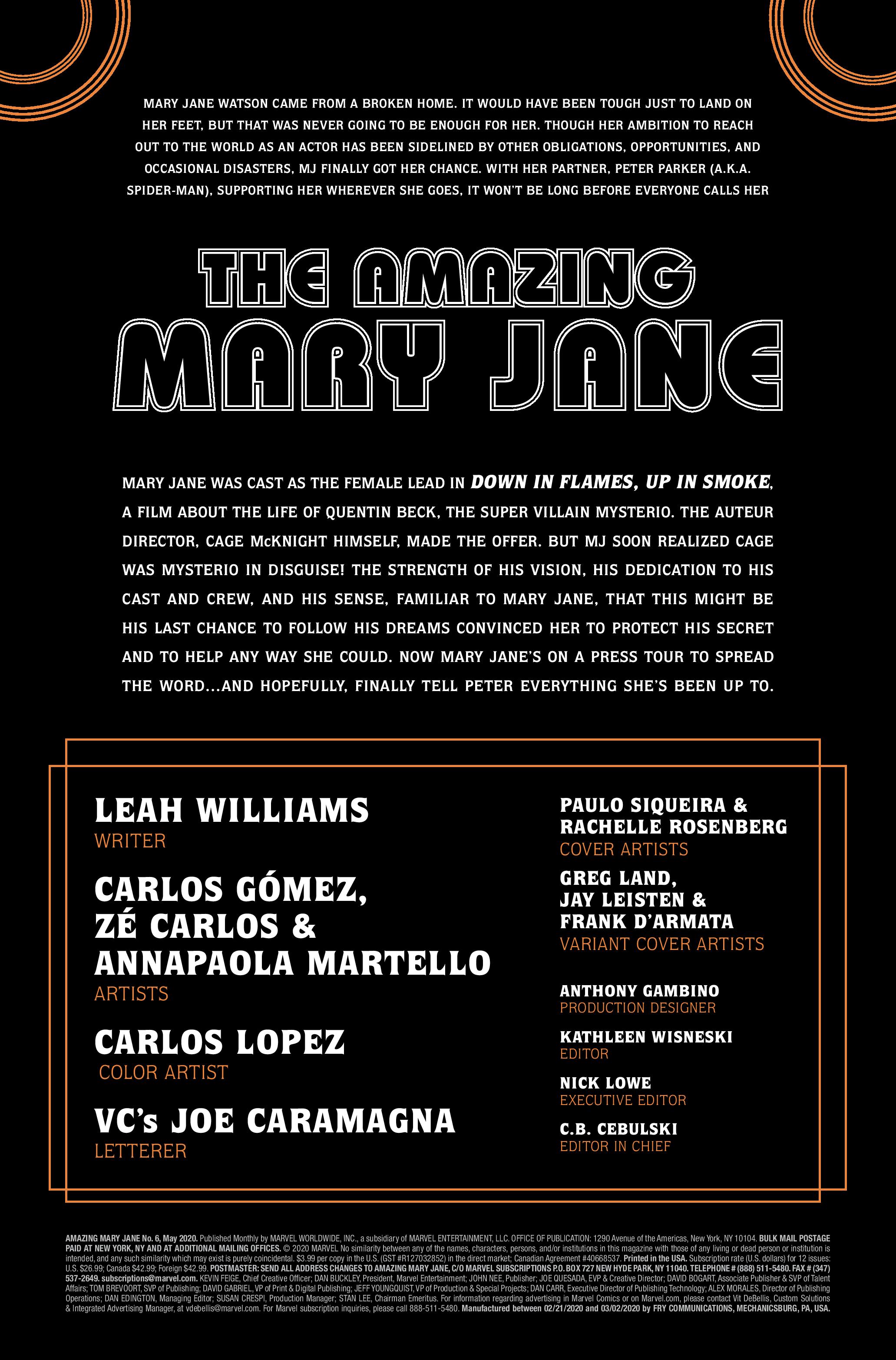 Amazing Mary Jane #6
