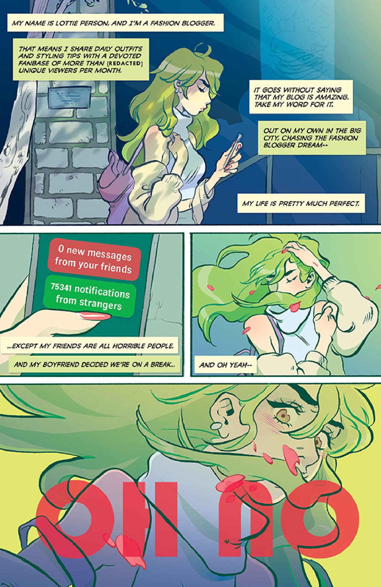 Snotgirl Graphic Novel Volume 1 Green Hair Dont Care