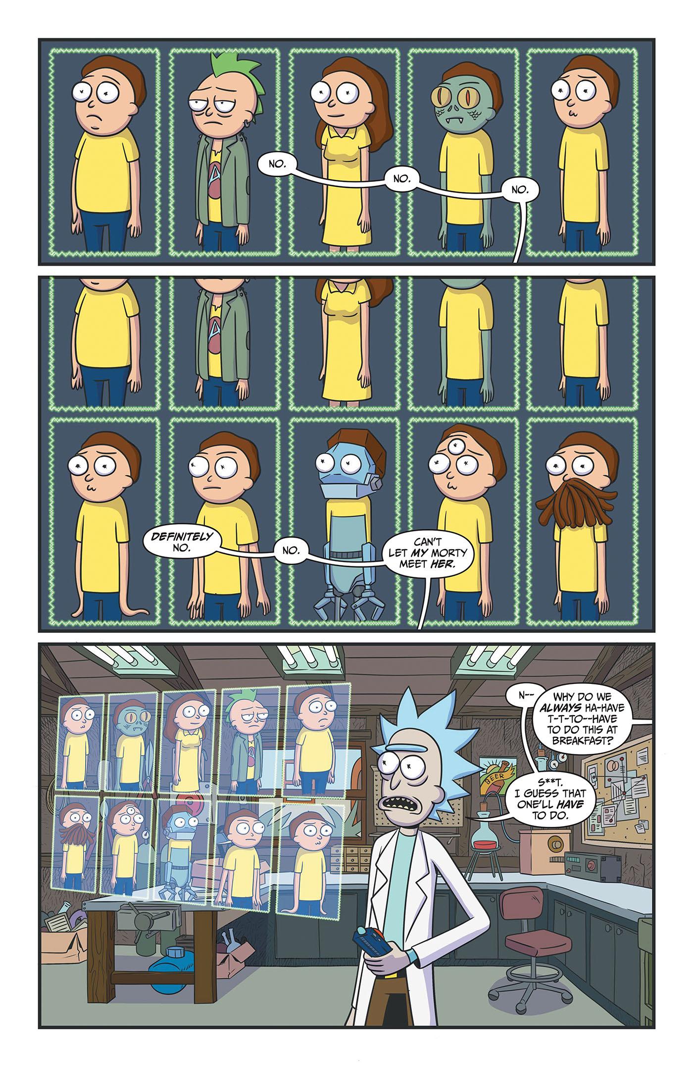 Rick and Morty Presents Mortys Run #1 Cover A Puste