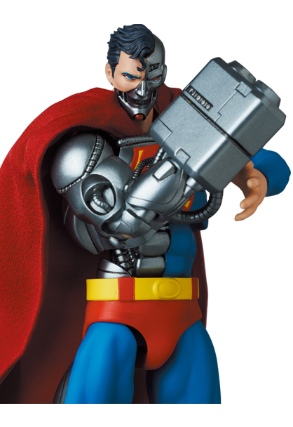 Return of Superman Cyborg Superman Mafex Action Figure