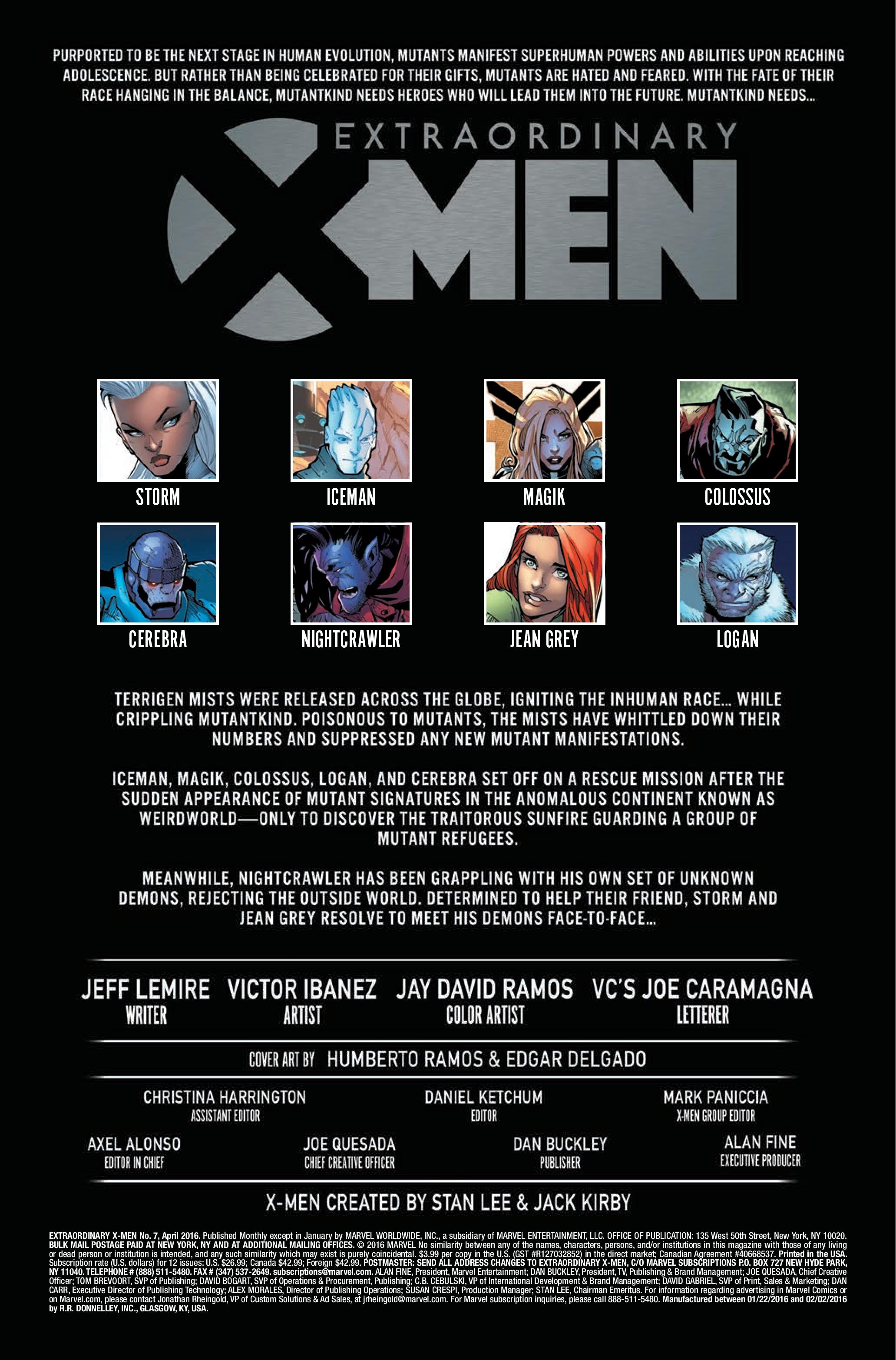 Extraordinary X-Men #7 (2015)