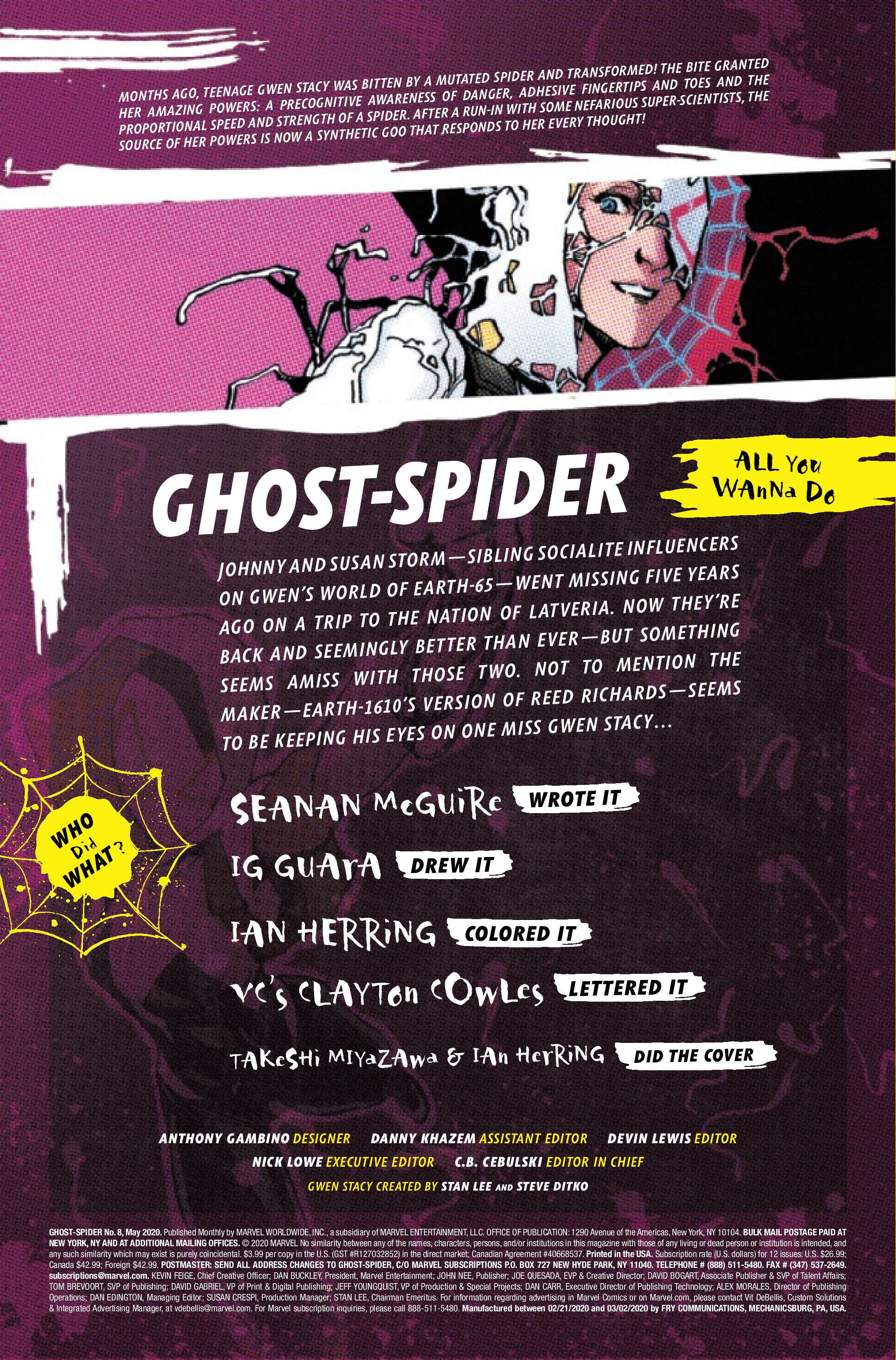 Ghost-Spider #8